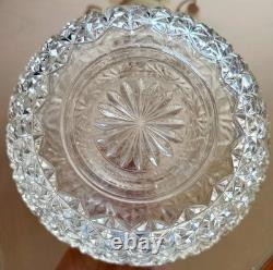 Anchor Hocking Arlington Pattern Depression Glass Punch Bowl, 14-Piece Lot EUC