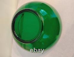 Anchor Hocking FOREST GREEN PUNCH BOWL SET Bowl 16 Cups