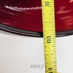Anchor Hocking Royal Ruby Red Punch Bowl Stand & 23 Cups Vintage Set