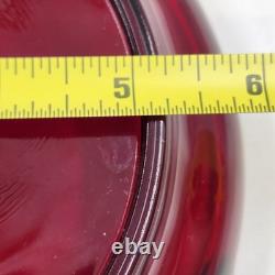 Anchor Hocking Royal Ruby Red Punch Bowl Stand & 23 Cups Vintage Set