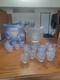 Anchor Hocking Vintage 21-Piece Wexford Pattern Punch Bowl Set Original Box