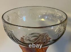 Antique 18th c. George III Anglo Irish Georgian Crystal Glass Punch Fruit Bowl