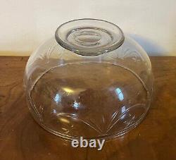 Antique 18th c. George III Anglo Irish Georgian Crystal Glass Punch Fruit Bowl