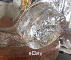 Antique ABP American Brilliant J. HOARE Cut Glass ROOKWOOD 12 1/4 Punch Bowl