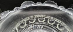 Antique Adam's & Co EAPG OMN XLCR Excelsior King's Crown Thumbprint Punch Bowl