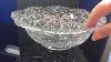 Antique Eapg Pressed Glass Flared Edge Bowl