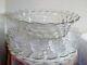 Antique Fostoria American 18 Punch Bowl Set With Underplate, Glass Ladle, 22 Cups