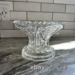 Antique Glass Punch Bowl Set With Glasses