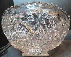 Antique Imperial Royalty Punch Bowl Hard to Find Crown Design 12 Across