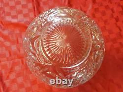 Antique L. E Smith Pressed Glass Holiday Pattern 15 Piece Punch Bowl Set