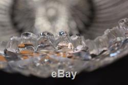 Antique Magnificent American Brilliant Cut Glass Crystal Abp Punch Bowl