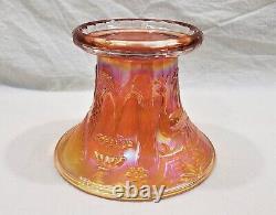 Antique Northwood Carnival Glass Marigold Peacock at the Fountain Punchbowl Set