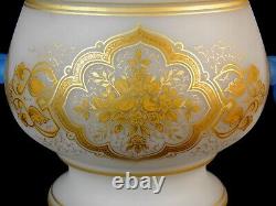 Antique Opaline Punch Bowl set, Bohemian or France 19th century
