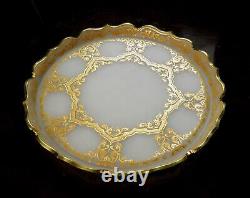 Antique Opaline Punch Bowl set, Bohemian or France 19th century