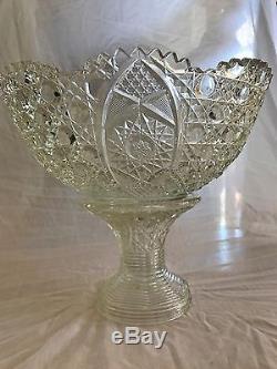 Antique punch bowl with base. Excellent condition