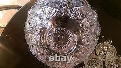 Awesome Antique Punch bowl on Rasied Base