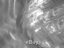 BEST $$$ FOSTORIA ELEGANT GLASS COLONY #2412 HEAVY FOOTED SWIRL PUNCHBOWL, EUC