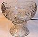 Beautiful ABP American Brilliant Cut Glass Punch Bowl & Stand Excellent Cond