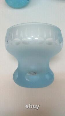 Beautiful Alexandrite Glass Punch/Salad Bowl Set That Changes Color