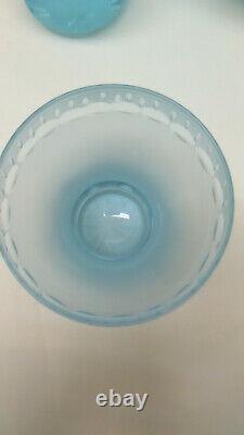 Beautiful Alexandrite Glass Punch/Salad Bowl Set That Changes Color