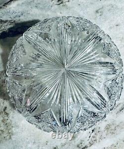 Beautiful Antique American Brilliant Cut Glass Bowl