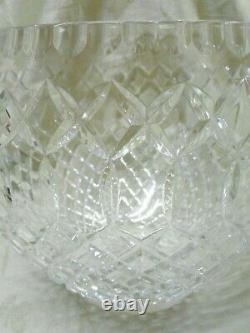 Beautiful Vintage Large Crystal Punch Bowl Webb or Waterford