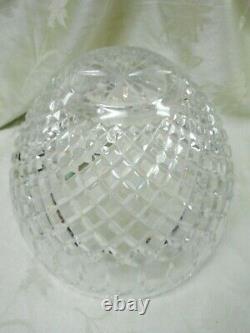 Beautiful Vintage Large Crystal Punch Bowl Webb or Waterford