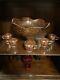 Beautiful antique punch bowl set