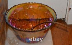 Beautiful vintage indiana glass 26pc. Princess carnival punch bowl set