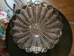 Beyond Rare HUGE 24-30 Cup Punch Bowl on Base