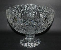 Big Waterford Crystal Pedestal Compote/ Punch Bowl