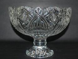 Big Waterford Crystal Pedestal Compote/ Punch Bowl