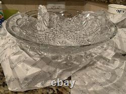 Brand New Waterford Crystal Special 13 Bowl NIB Clear Punch Salad Holiday