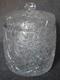 Breathtaking Czech Bohemia European Cut Glass Covered Punch Bowl W Slotted LID