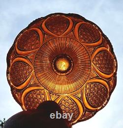 CARNIVAL GLASS RINDSKOPF punch / fruit bowl 1920s marigold vase bowl compote