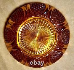 CARNIVAL GLASS RINDSKOPF punch / fruit bowl 1920s marigold vase bowl compote