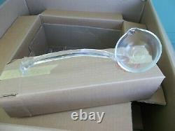 COMPLETE in BOX Vintage L E Smith Punch Bowl Pinwheel & Star Slewed Horseshoe