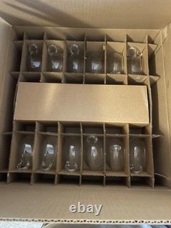 CRISA Hand Blown Crystal Moderno Juego Crisa 14PC Punch Bowl Set withLadle CIB