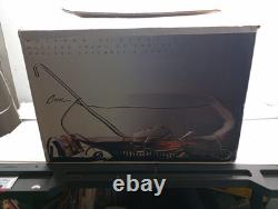 CRISA Hand Blown Crystal Moderno Juego Crisa 14PC Punch Bowl Set withLadle NIB WOW