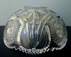 Cambridge Marjorie Antique Eapg Glass Punch Bowl