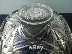 Cambridge Marjorie Antique Eapg Glass Punch Bowl