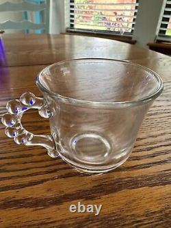 Candlewick Depression Era Glassware #400/20 Punch Bowl Set 21 Pieces