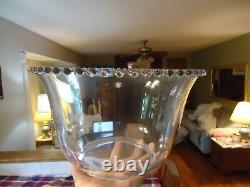 Candlewick Elegant Glass 400/128 14 pc Punch Bowl Set on Base