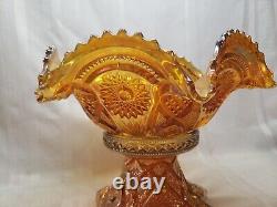 Carnival Beautiful Imperial Marigold Fashion 8 Piece Punch Bowl Set