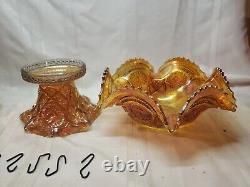 Carnival Beautiful Imperial Marigold Fashion 8 Piece Punch Bowl Set