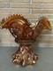 Carnival Glass Imperial Marigold Hobstar Punch Bowl With Stand Fruit Bowl