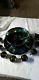 Carnival Glass Punch Bowl With Plate and Ladle and 8 cups