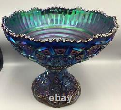Carnival Spectacular Electric Purple Broken Archs Punch Bowl & Base