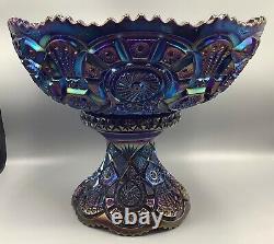 Carnival Spectacular Electric Purple Broken Archs Punch Bowl & Base