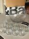 Crate And Barrel Glass Punch Bowl Set With Ladle 14 Cups